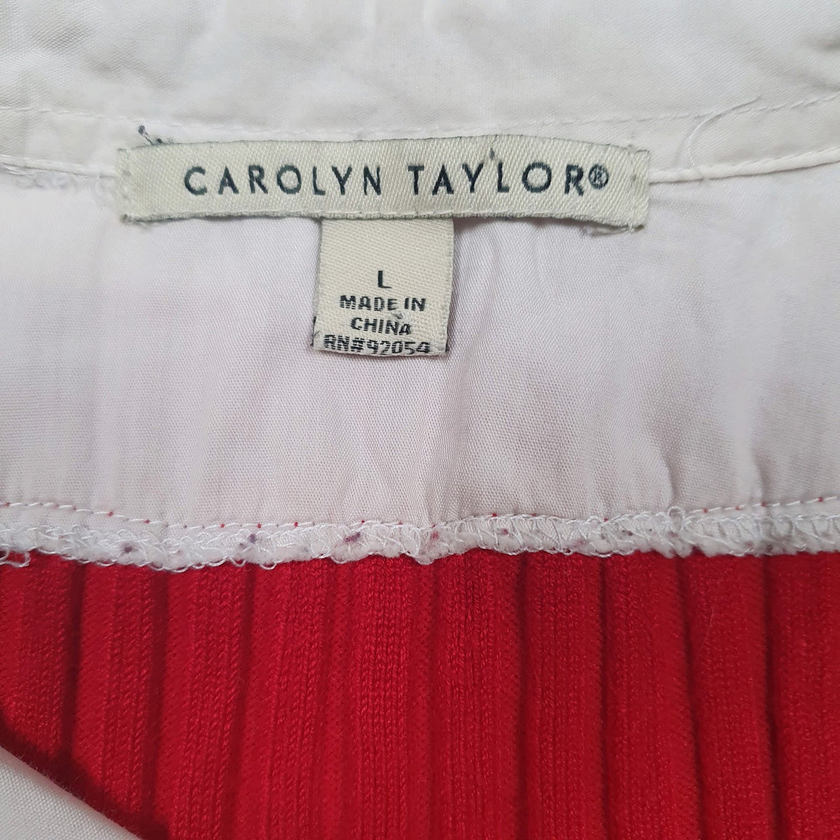 Womens Red Carolyn Taylor Knit Cardigan Jumper