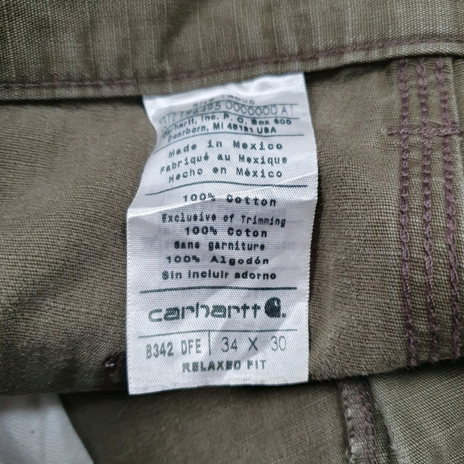 Mens Grey Dickies B342 DFE Workwear Double Knee  Trousers