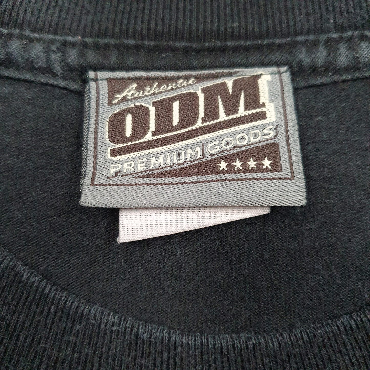 Mens Black ODM  Crewneck T Shirt