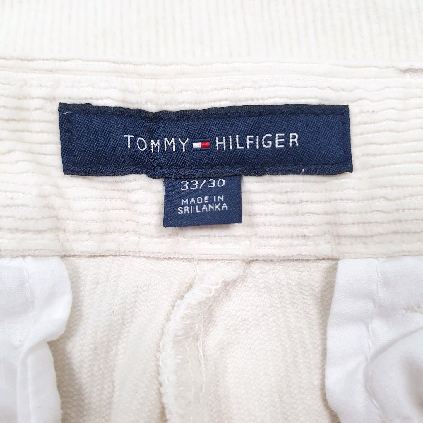Mens Cream Tommy Hilfiger   Trousers