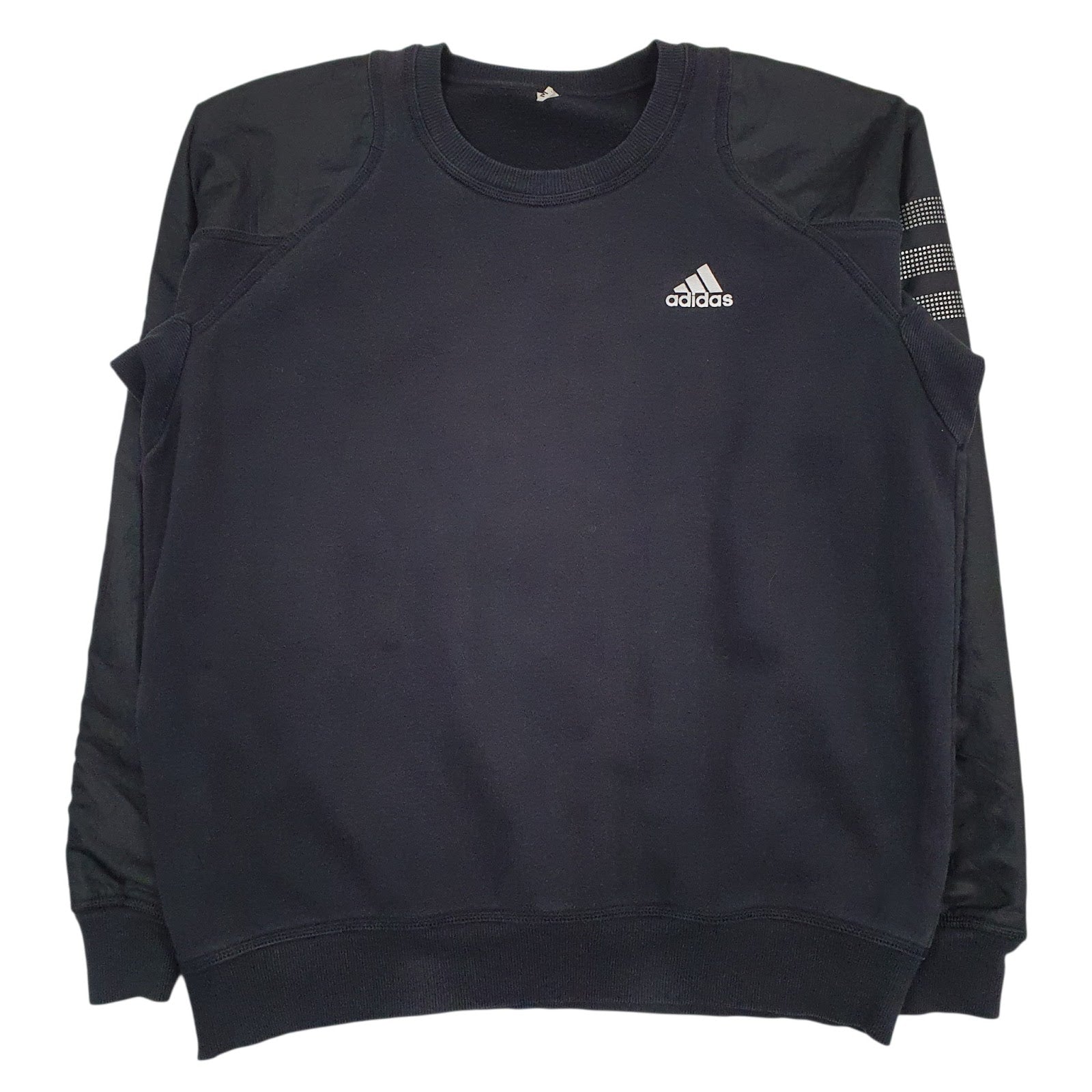 Mens Black Adidas  Crewneck Jumper