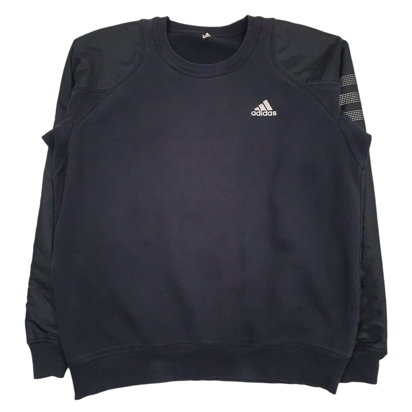 Mens Black Adidas  Crewneck Jumper