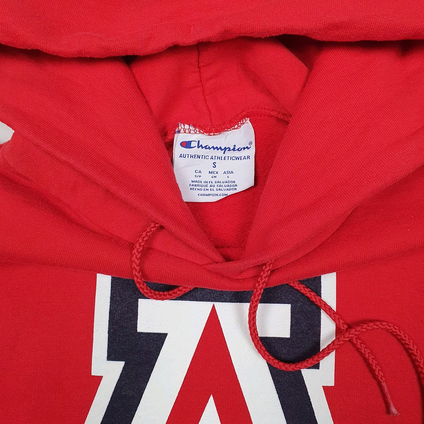 Mens Red Champion University of Arizona Hoodie Jumper