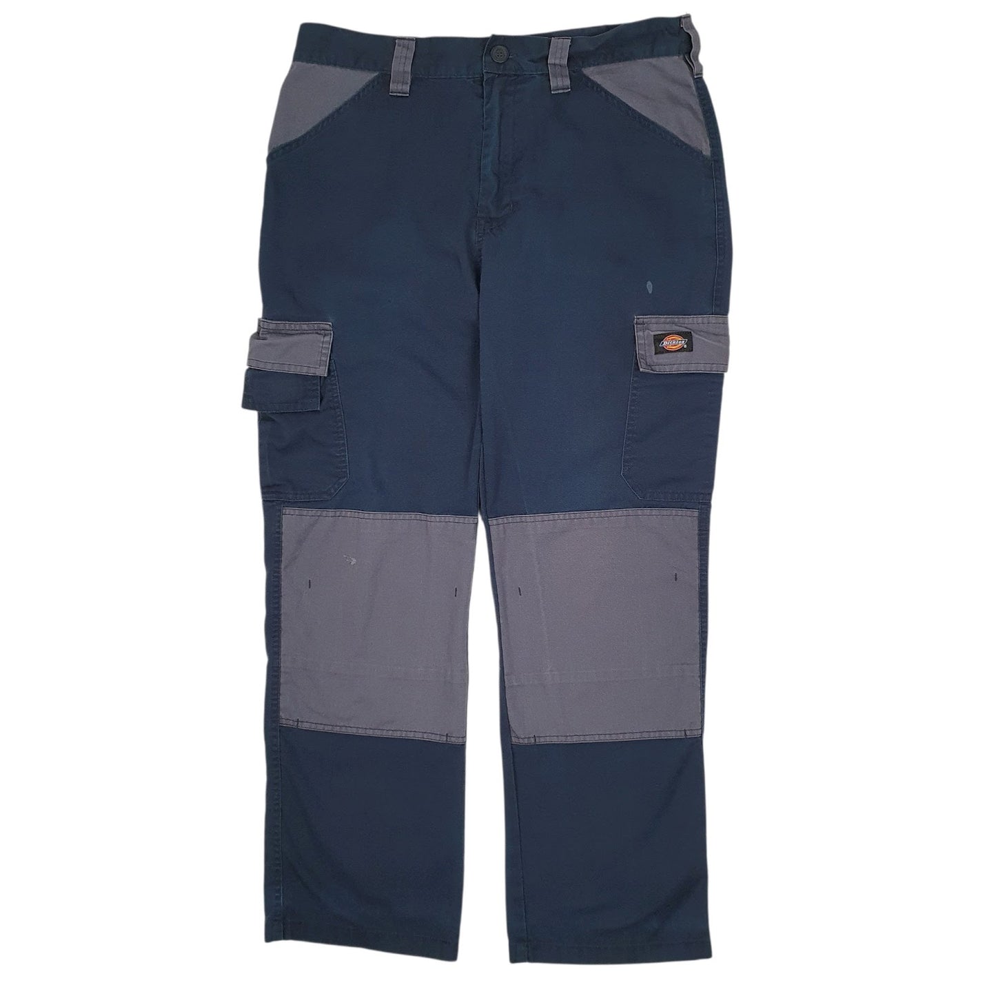 Mens Navy Dickies  Cargo Trousers