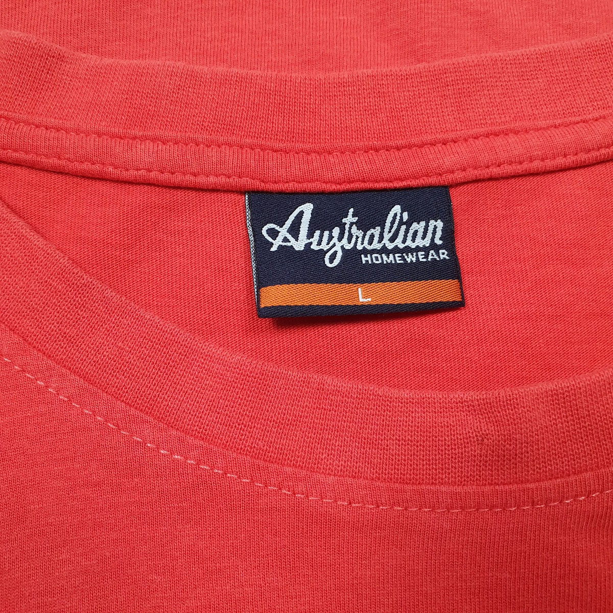 Mens Red Australian   T Shirt
