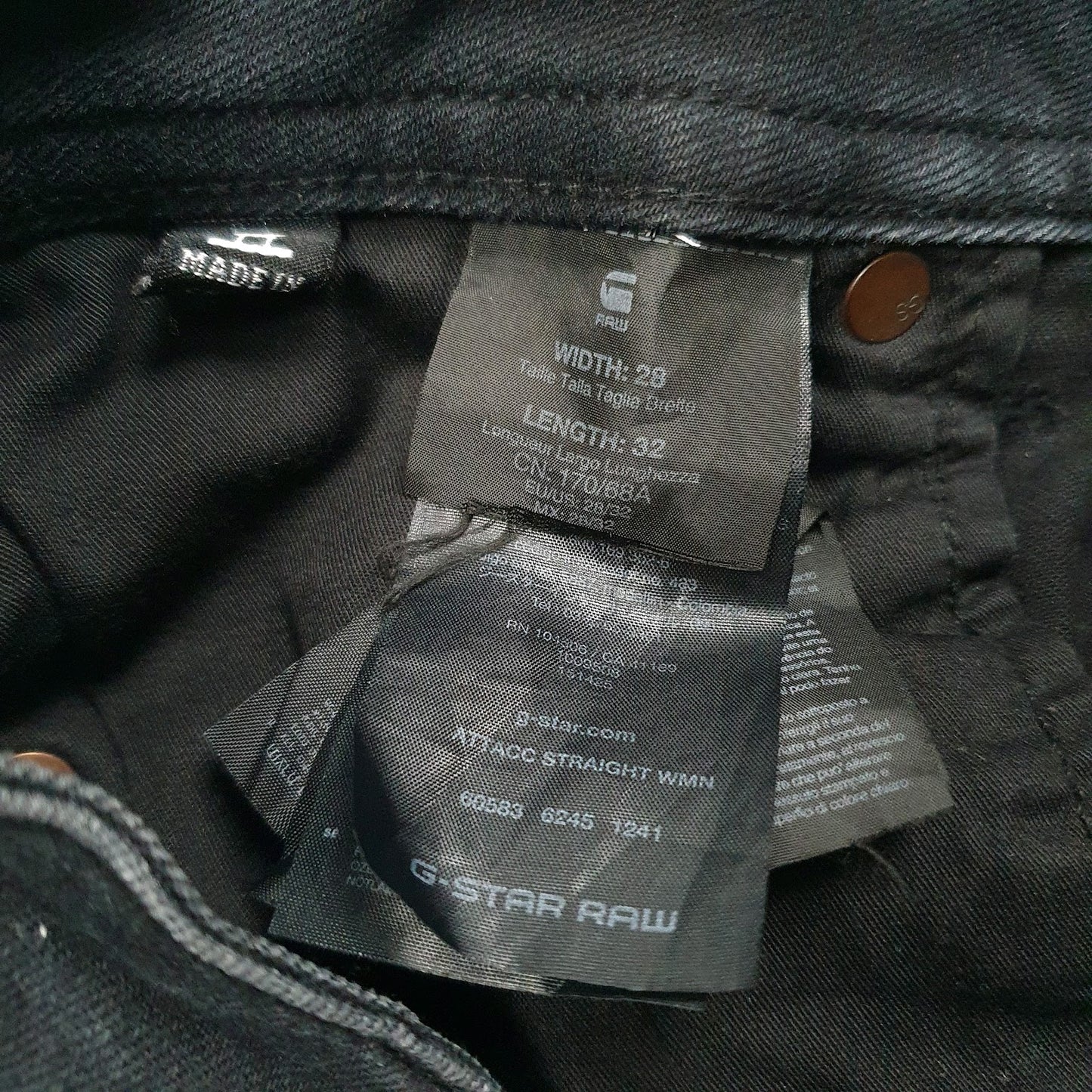 Womens Black G-Star   Jeans