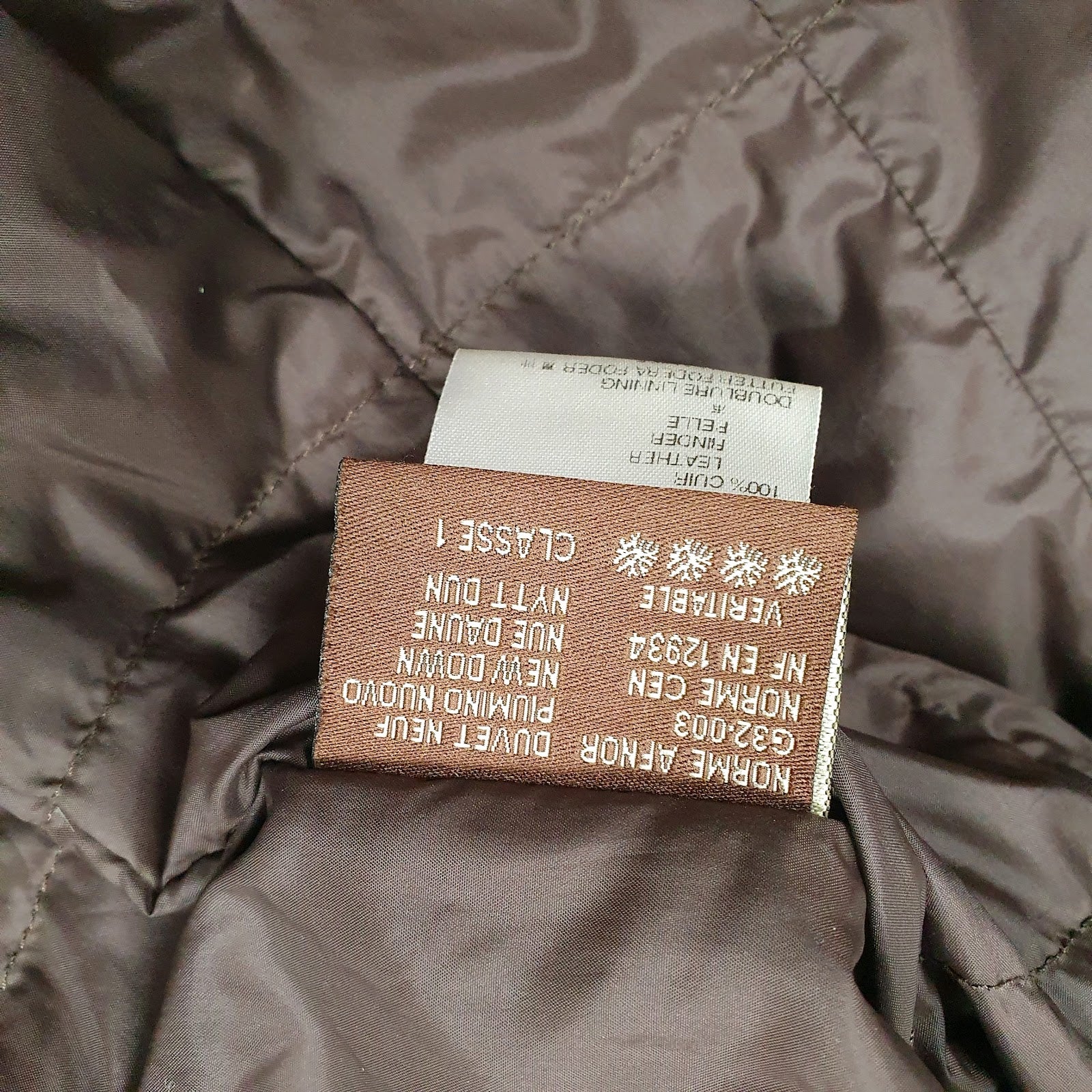 Womens Brown Moncler Skiiing  Coat