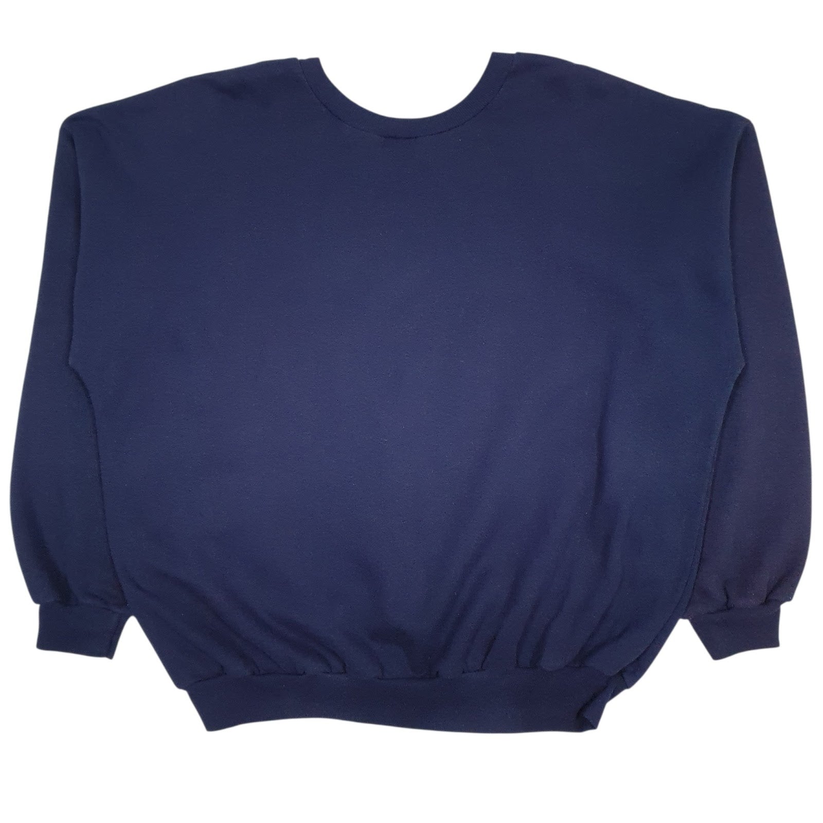 Mens Navy Unbranded Vintage Graphic Crewneck Jumper