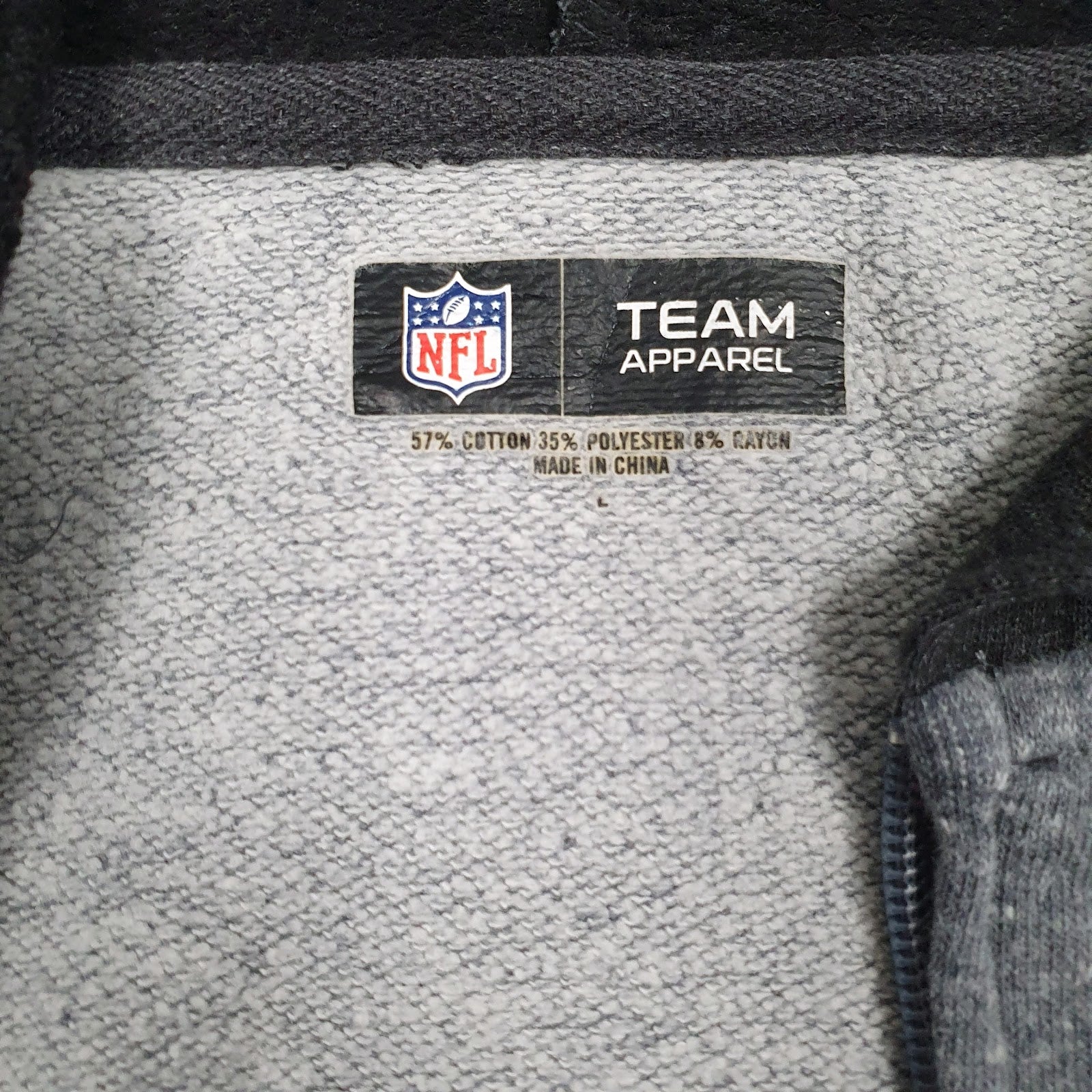 Womens Grey NFL Detriot Lions Full Zip Jumper