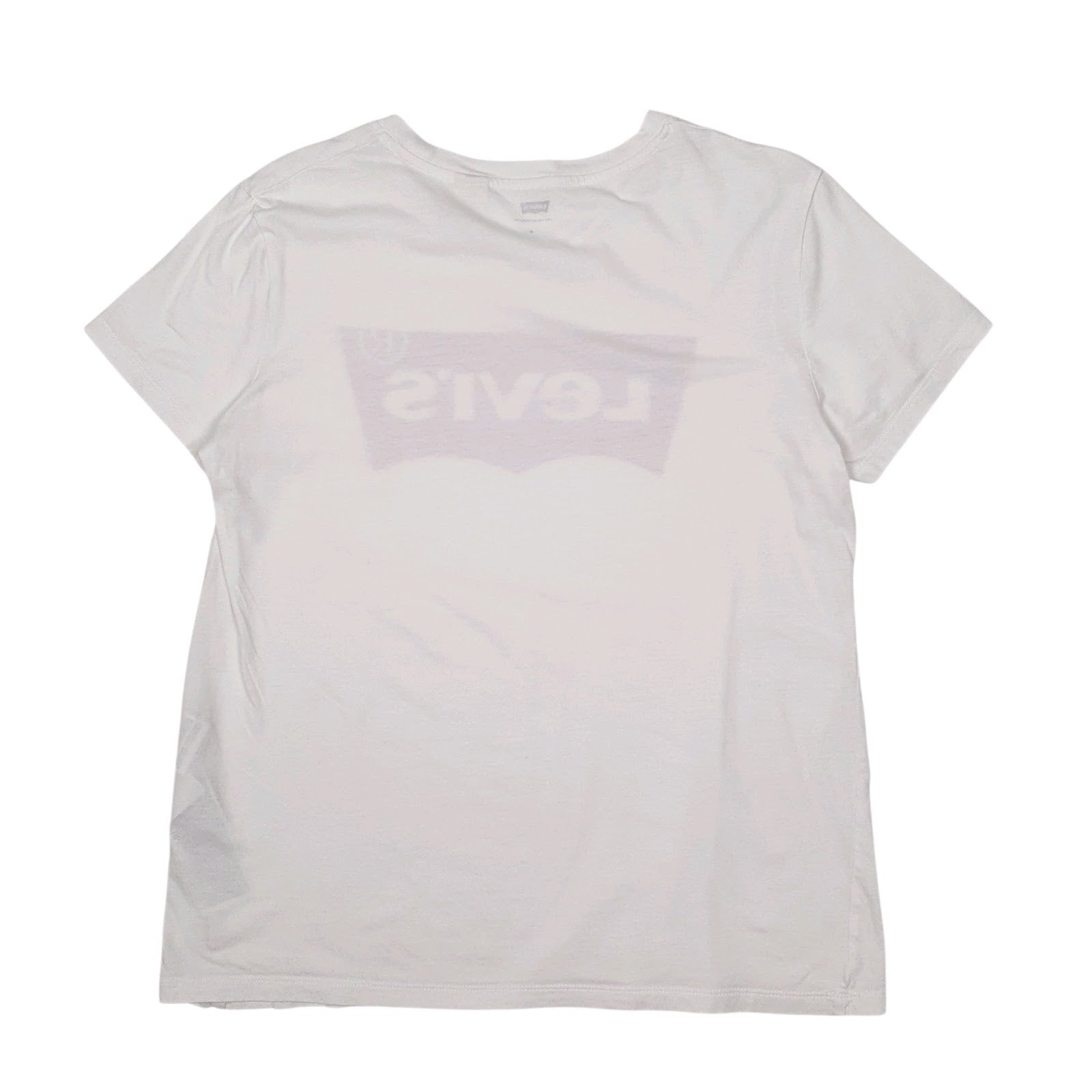 Womens White Levis   T Shirt