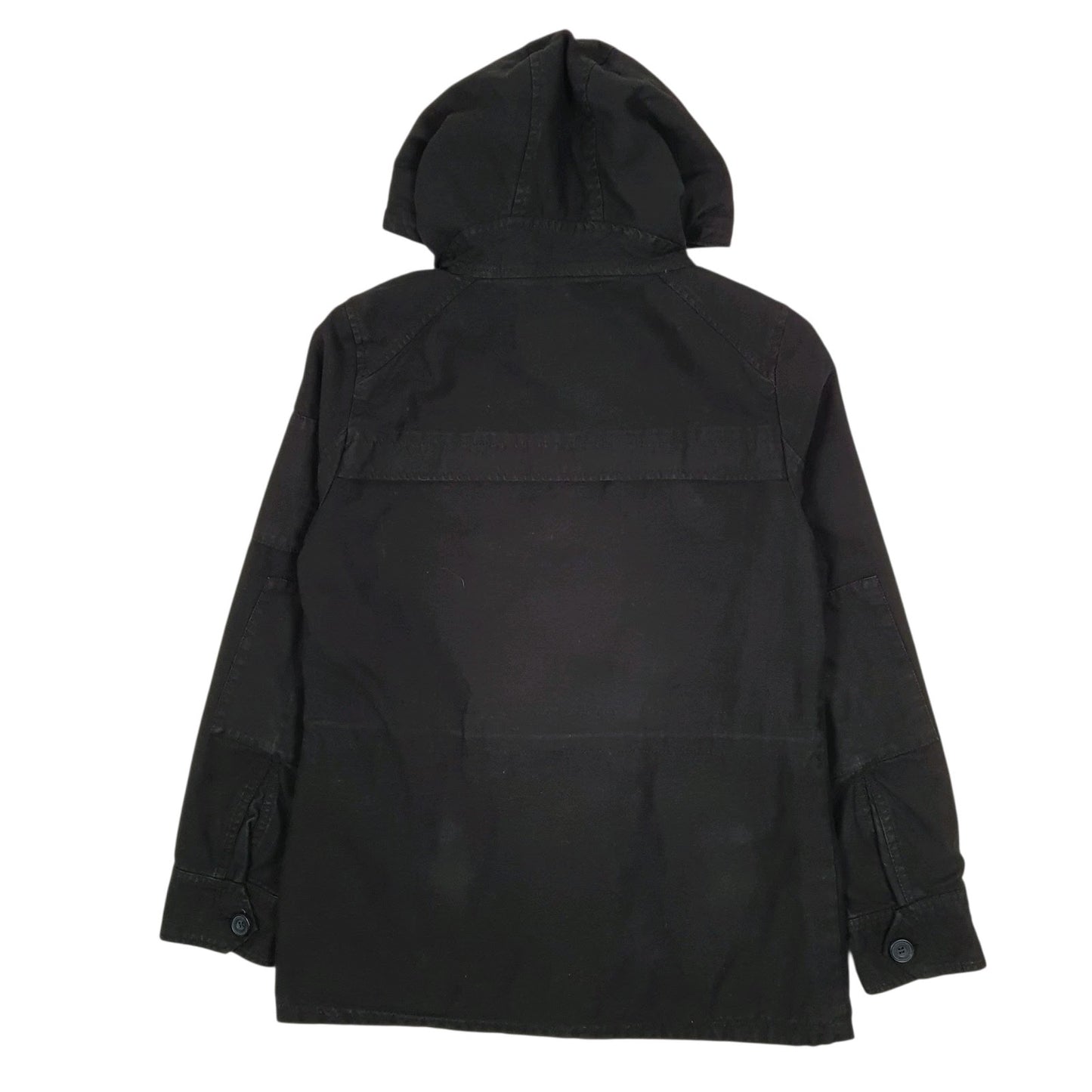 Mens Black Levis Windbreaker Hooded  Coat