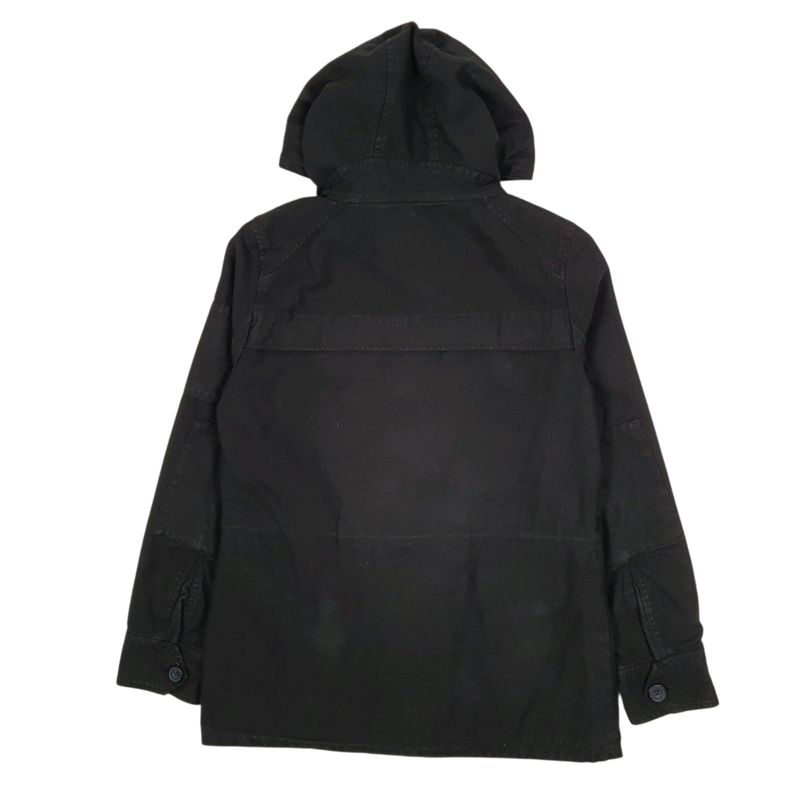 Mens Black Levis Windbreaker Hooded  Coat