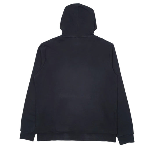Mens Black Puma Spellout Hoodie Jumper