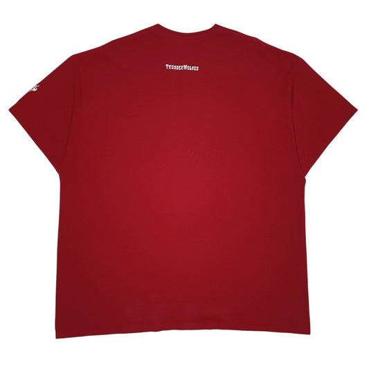 Mens Red Gildan Track & Field Cross Country  T Shirt