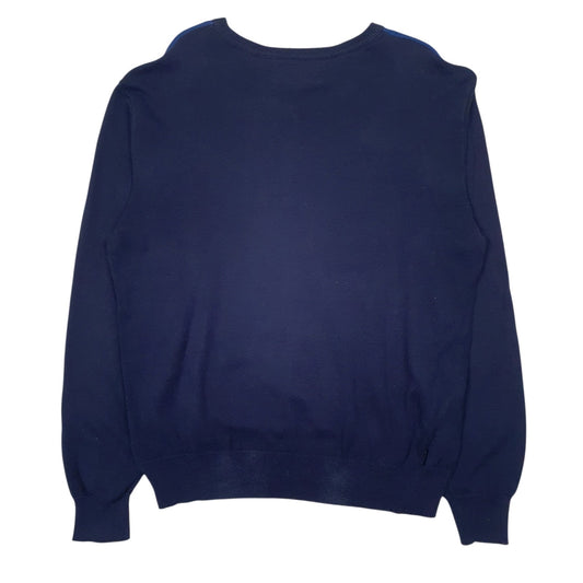 Mens Navy Kappa  V Neck Jumper