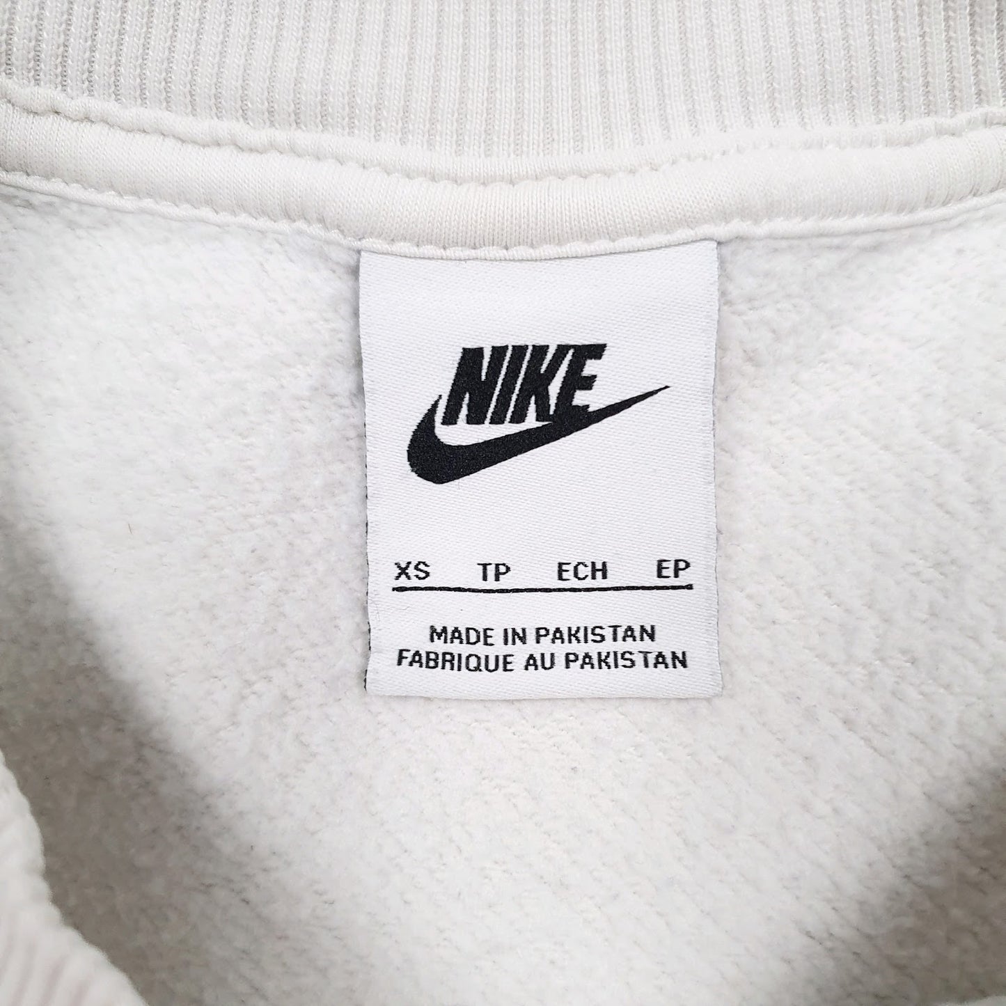 Mens White Nike  Crewneck Jumper