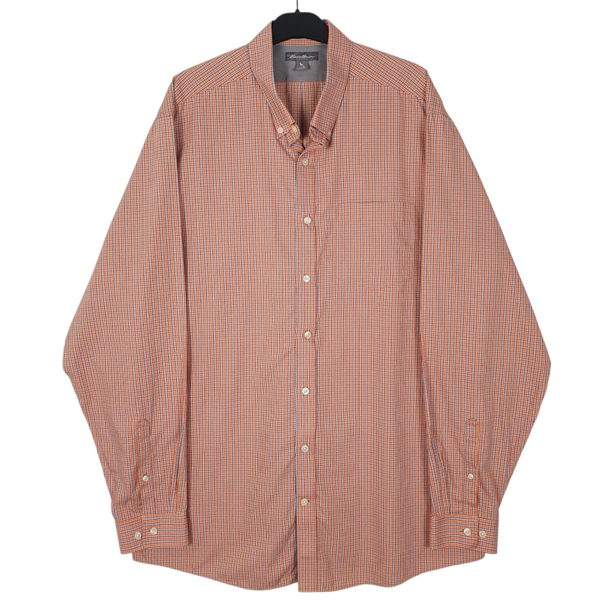Mens Orange Eddie Bauer  Long Sleeve Shirt