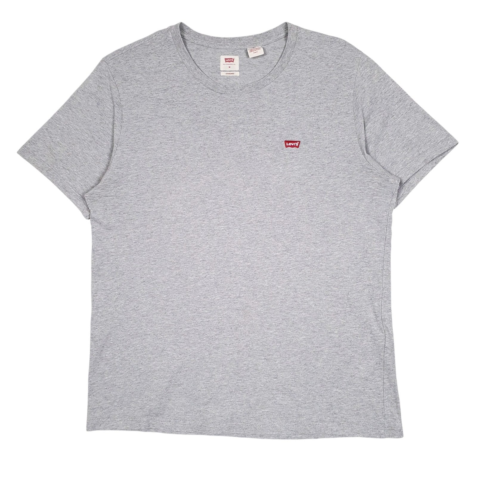 Mens Grey Levis  Short Sleeve T Shirt