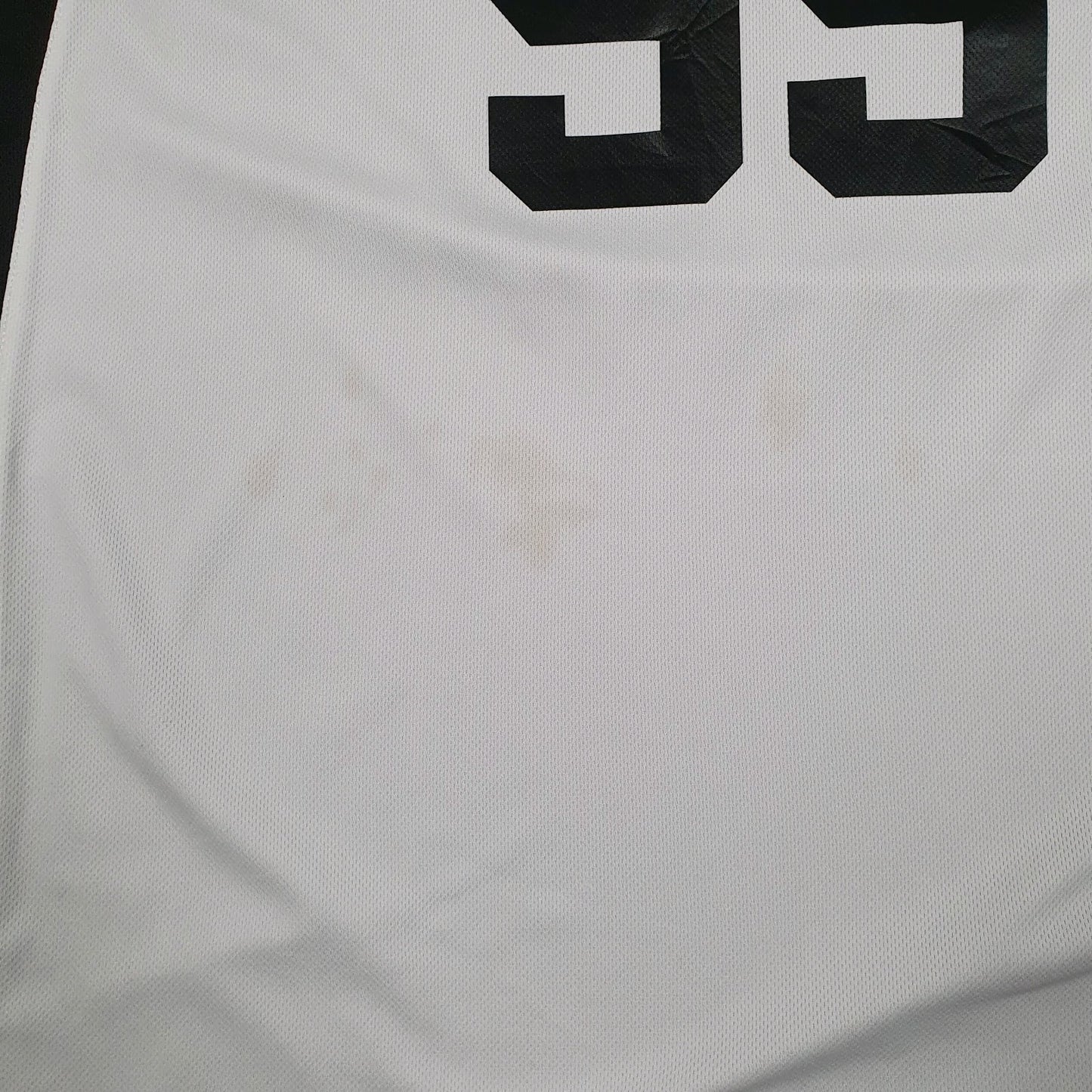 Mens White Alleson Athletic Basketball Jersey Reversible  T Shirt