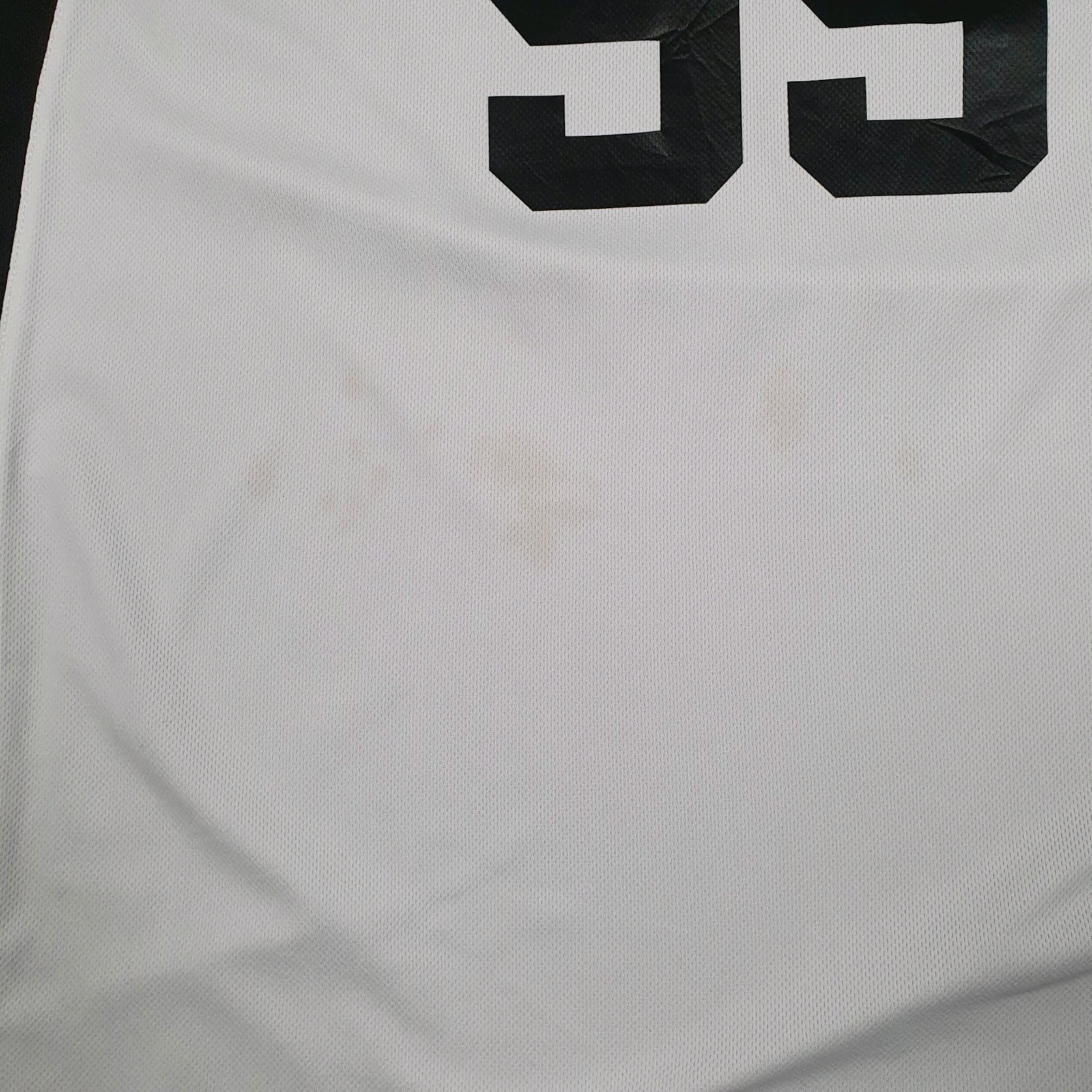 Mens White Alleson Athletic Basketball Jersey Reversible  T Shirt