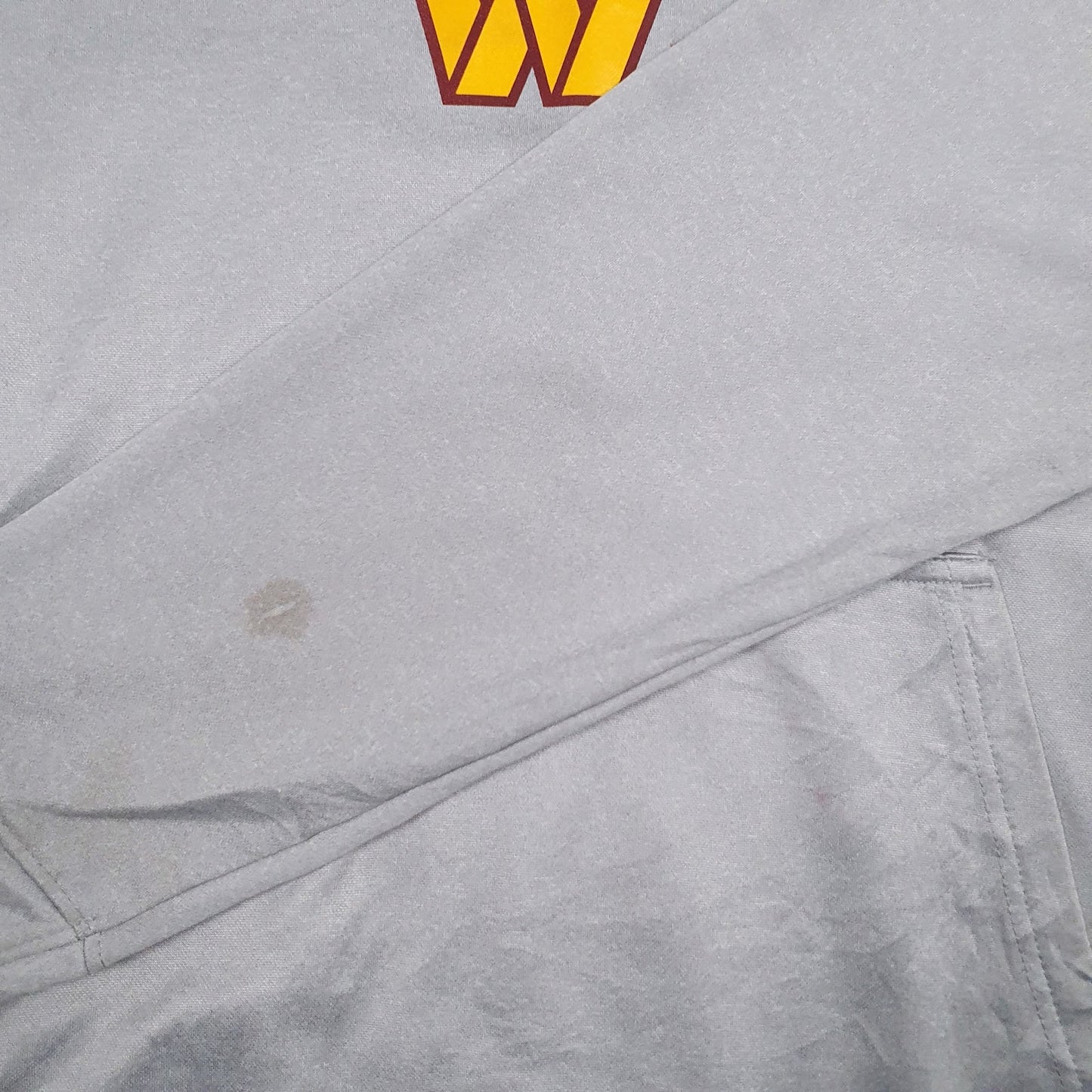 Mens Grey NFL Washington Commanders Hoodie Jumper