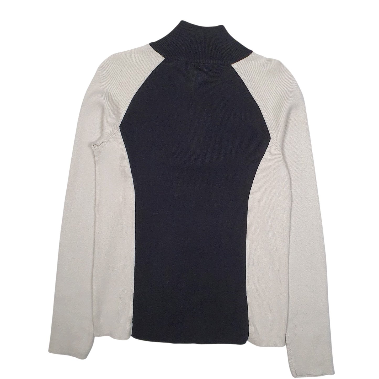 Womens Black Ralph Lauren Polo Jeans Co Quarter Zip Jumper