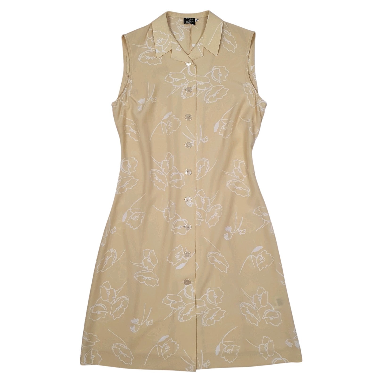 Womens Beige Pret A Mixer  Sleeveless Dress