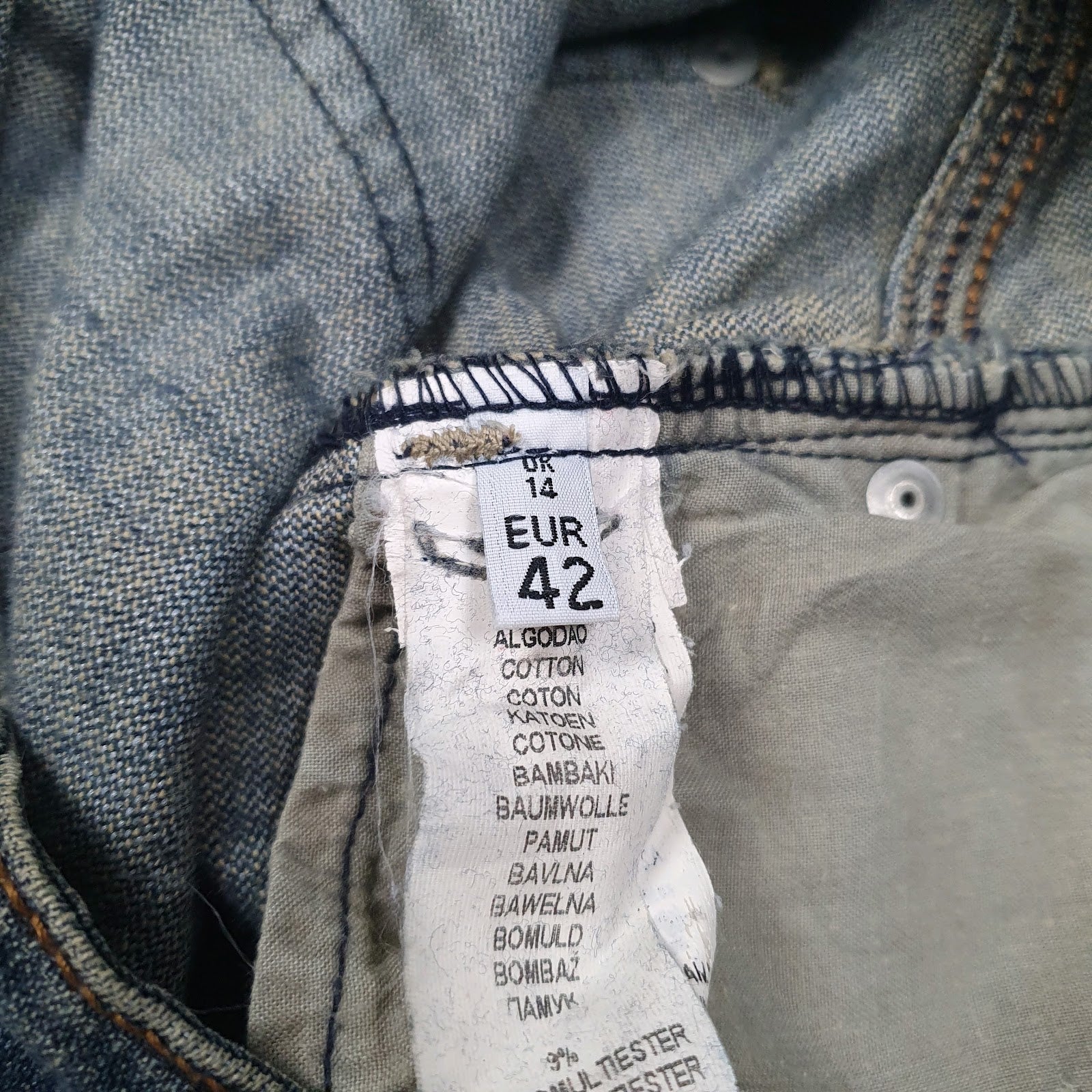 Womens Blue Stradivarius Distressed  Jeans
