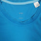 Mens Blue Adidas Spellout Climalite  T Shirt