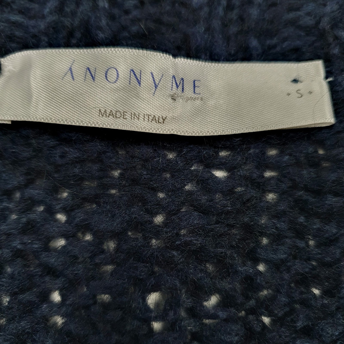 Womens Navy Anonyme Knit Robe Cardigan Jumper