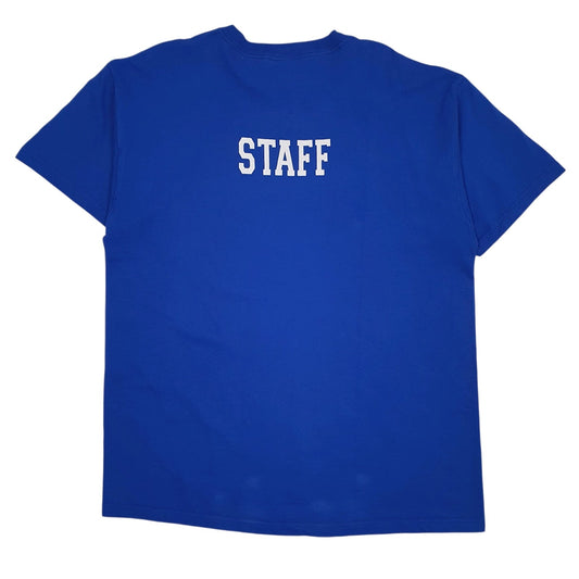 Mens Blue Fruit Of The Loom   T Shirt