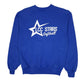 Mens Blue Champion LCC Stars Softball Crewneck Jumper