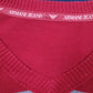 Mens Navy Armani  Crewneck Jumper