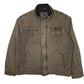 Mens Grey Levis Bomber Windbreaker  Coat