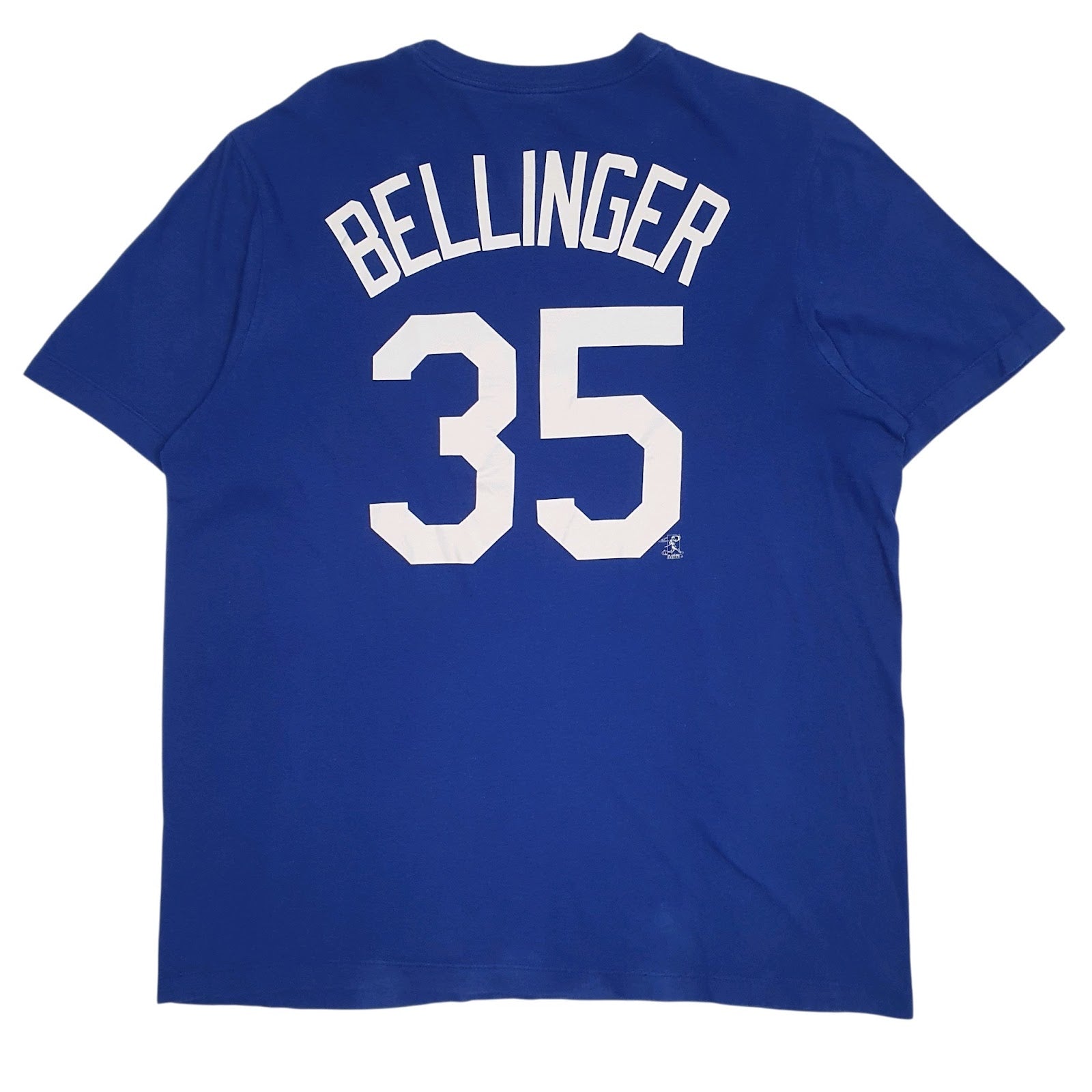 Mens Blue Nike MLB Los Angeles Dodgers Bellinger  T Shirt