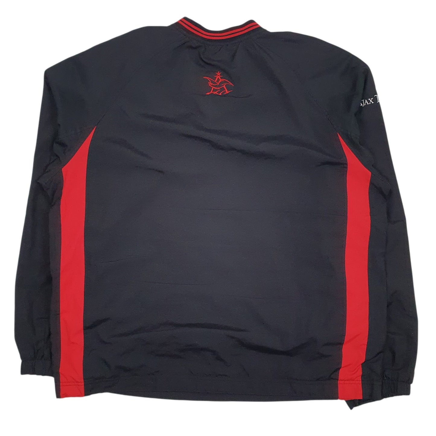 Mens Black Sport Tek Jersey V Neck Jumper