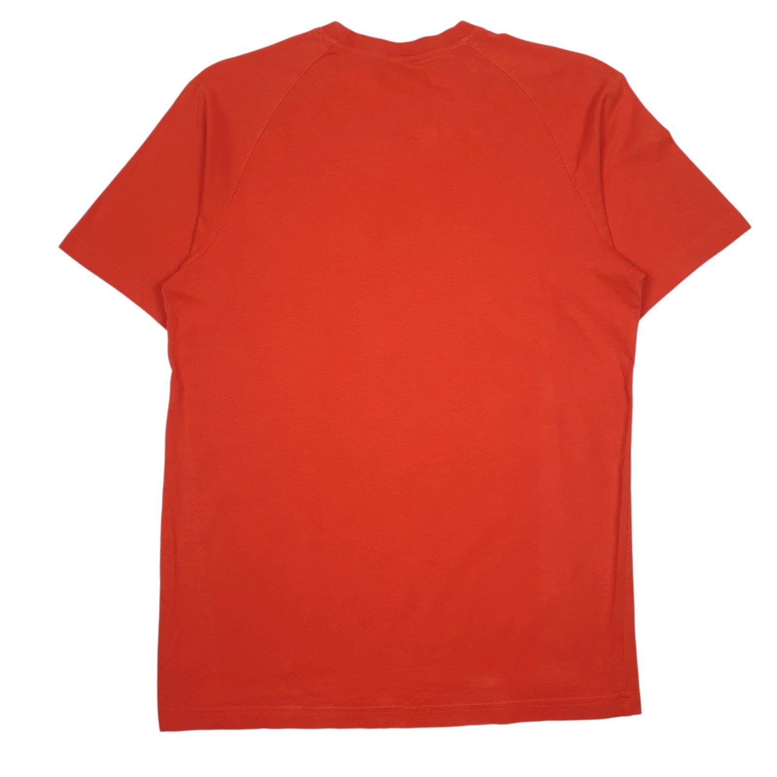 Mens Orange Adidas Spellout  T Shirt