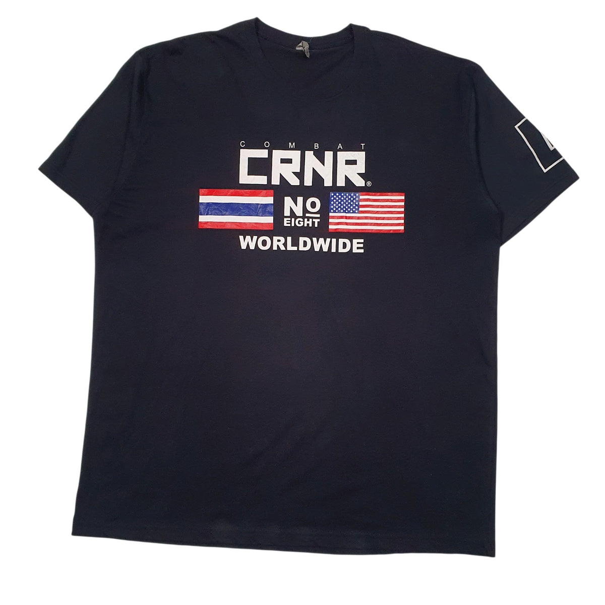 Mens Black Next Level Combat Short Sleeve T Shirt