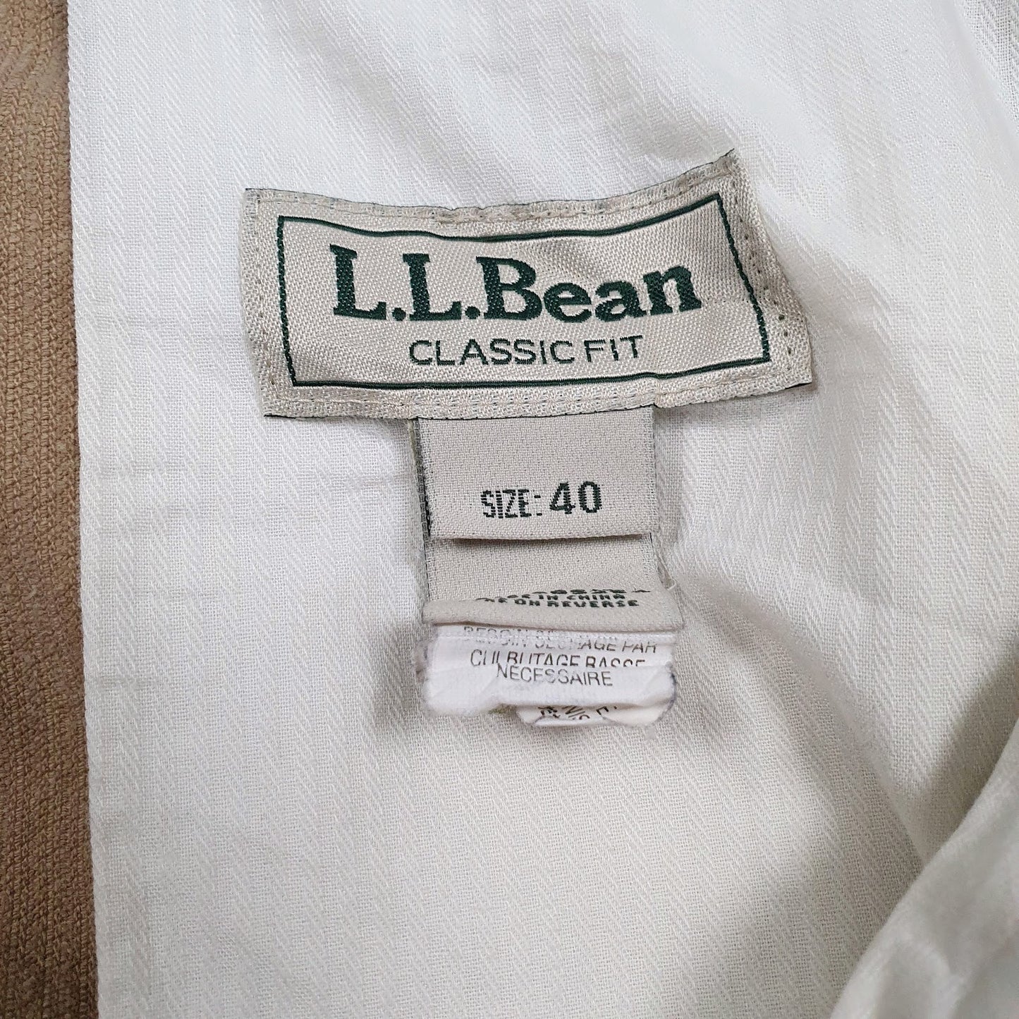 Mens Brown L.L. Bean   Trousers