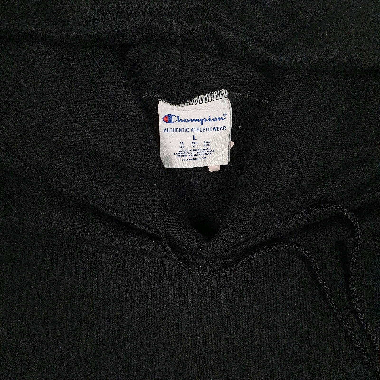Mens Black Champion Alpine Academy Skiing Hoodie Jumper