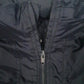 Mens Black Fila Hooded  Coat