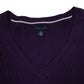 Womens Purple Tommy Hilfiger Cable Knit Crewneck Jumper