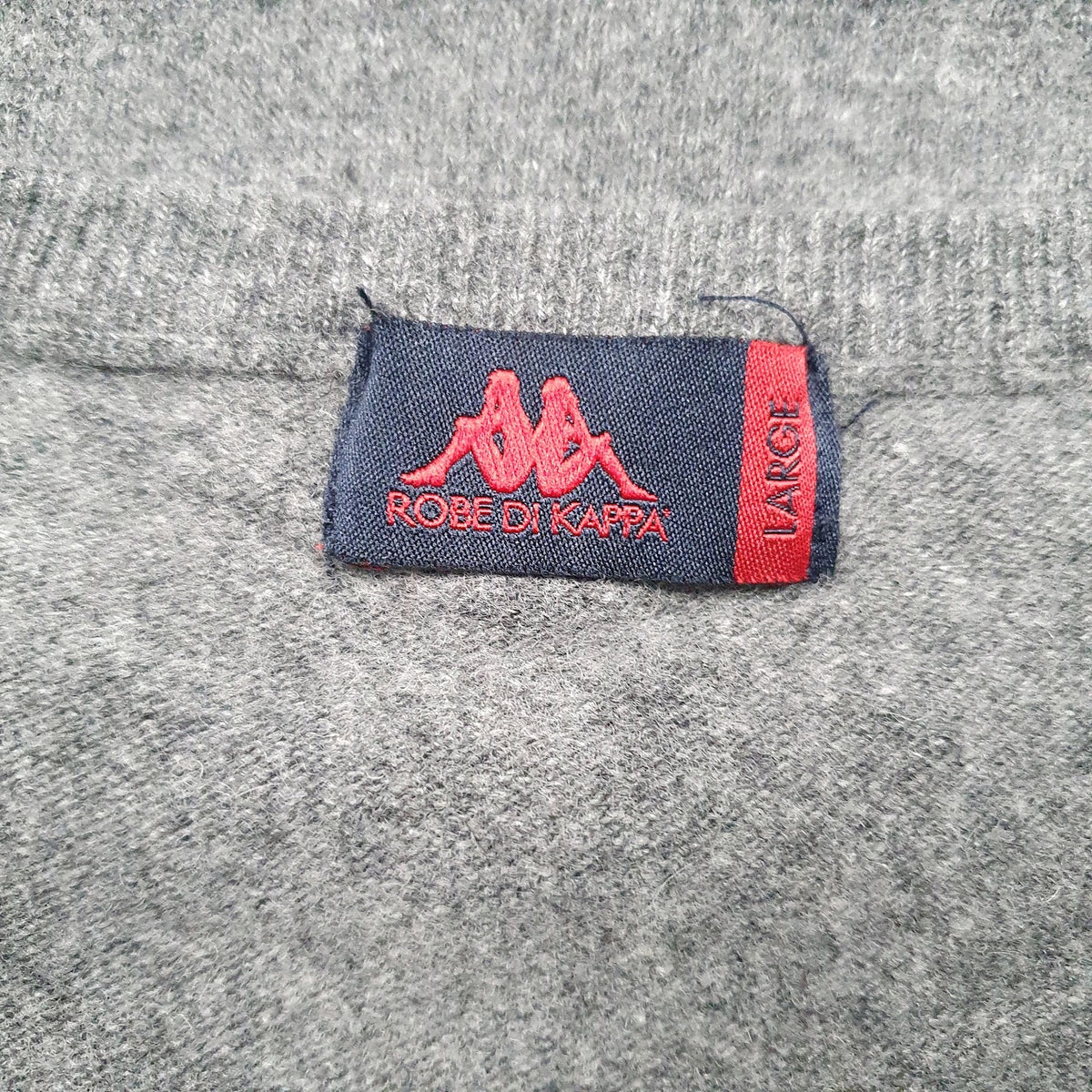 Mens Grey Kappa  Crewneck Jumper