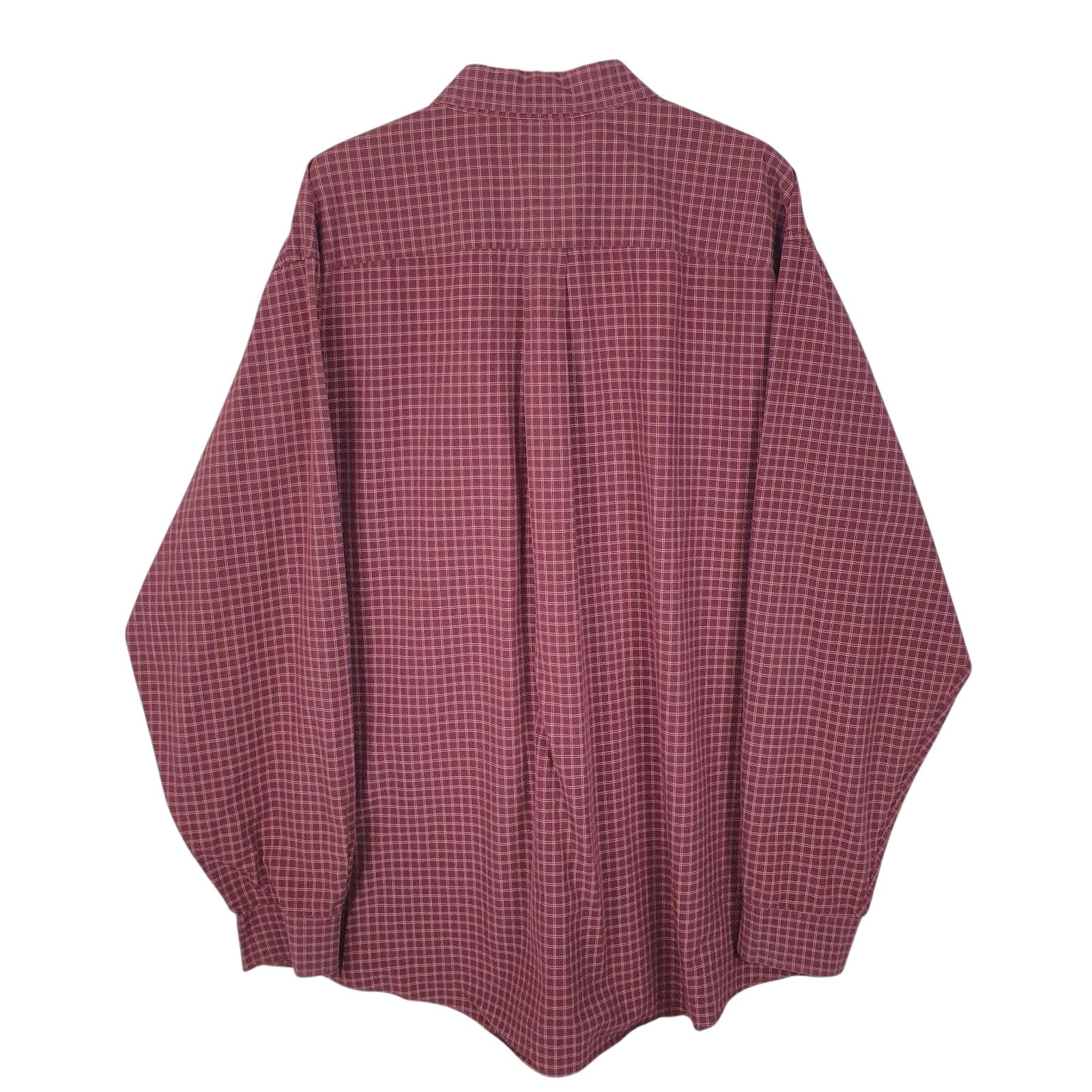 Mens Burgundy L.L.Bean   Shirt