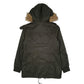 Womens Green Levis Sherpa Lined  Coat
