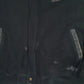 Mens Black North End Padded  Coat