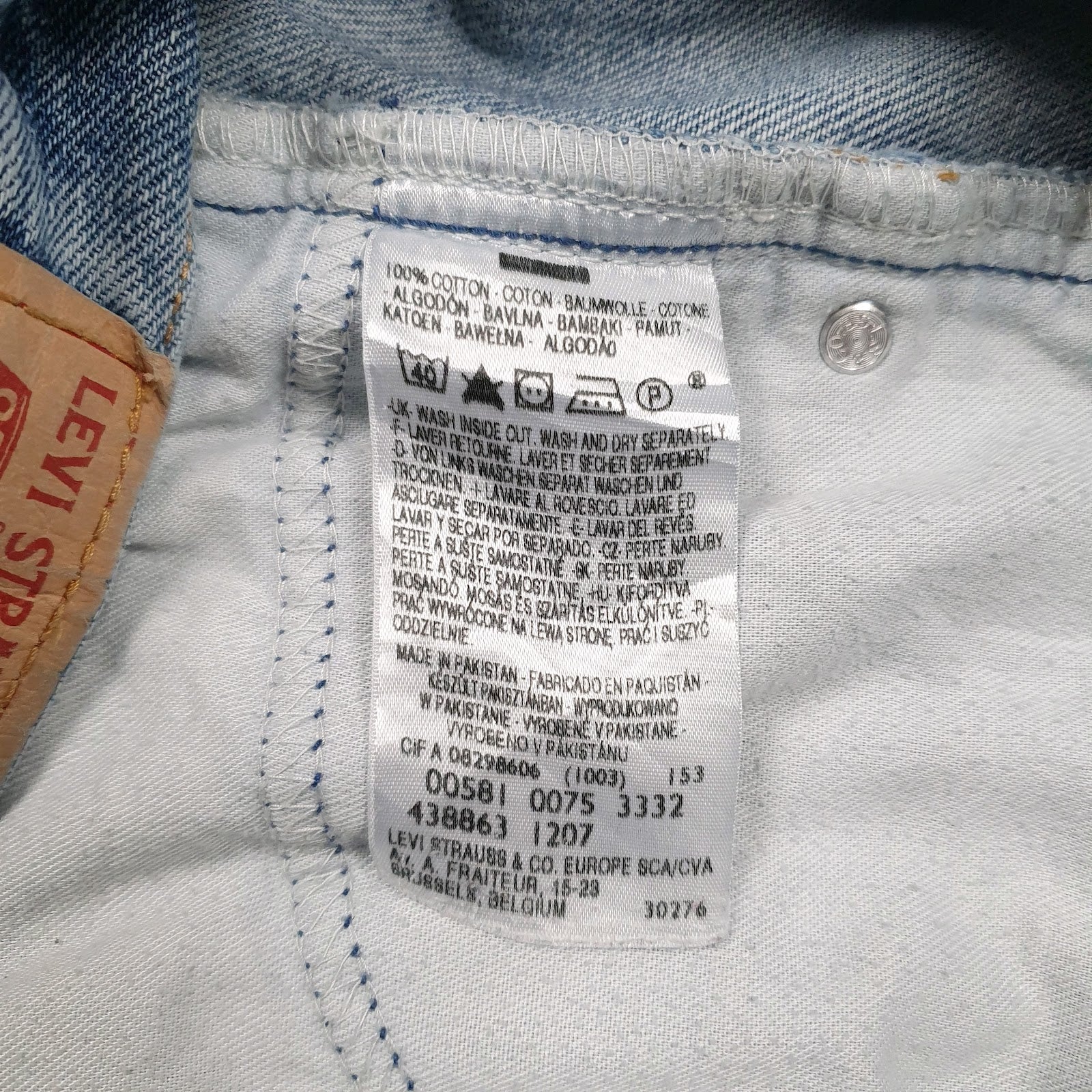 Mens Blue Levis   Jeans