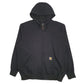 Mens Black Carhartt  Full Zip Jumper