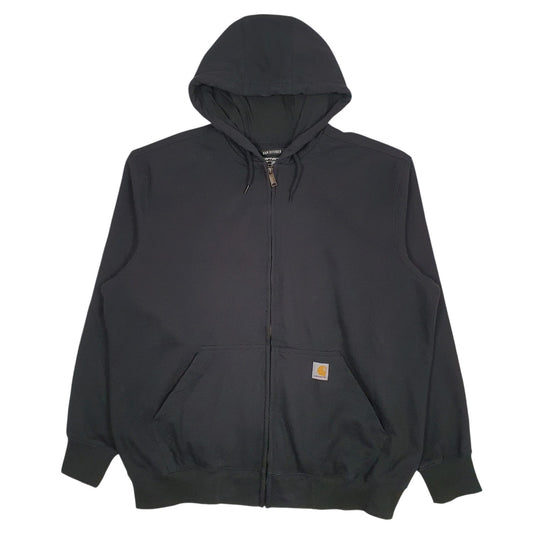 Mens Black Carhartt  Full Zip Jumper