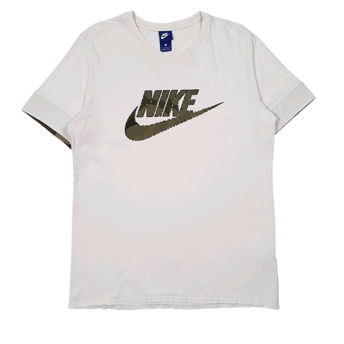 Mens White Nike  Short Sleeve T Shirt